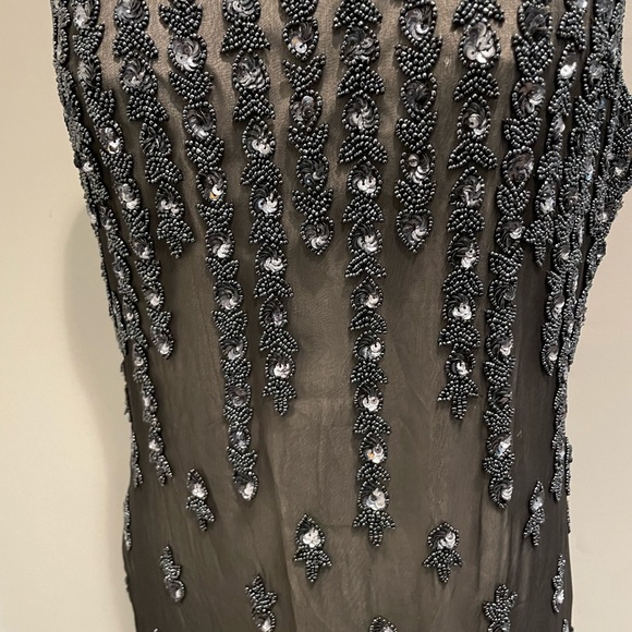 Landmark Vintage Beaded Evening Gown Size Large - Picture 11 of 15